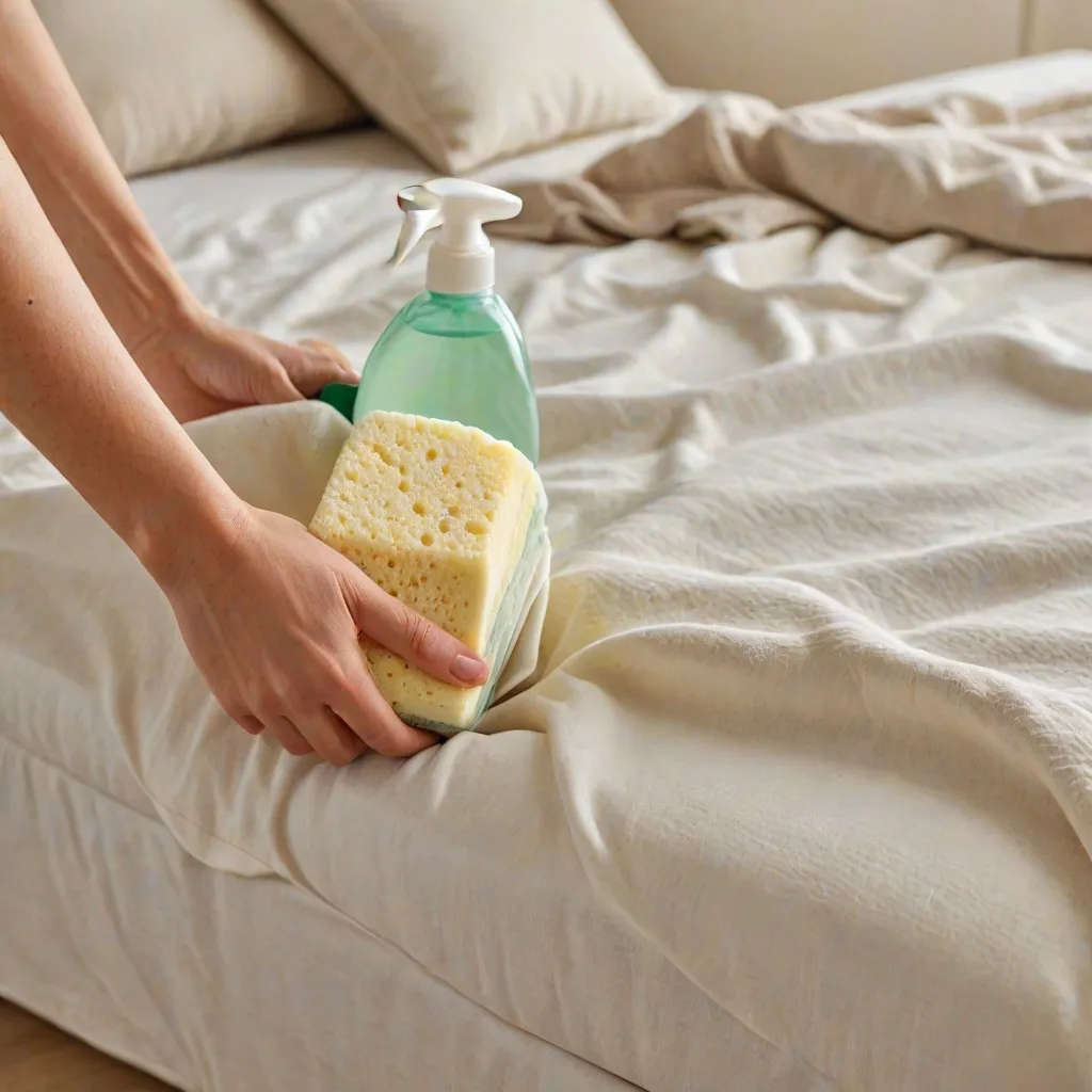 jak wyczyścić materac w domu krok po kroku