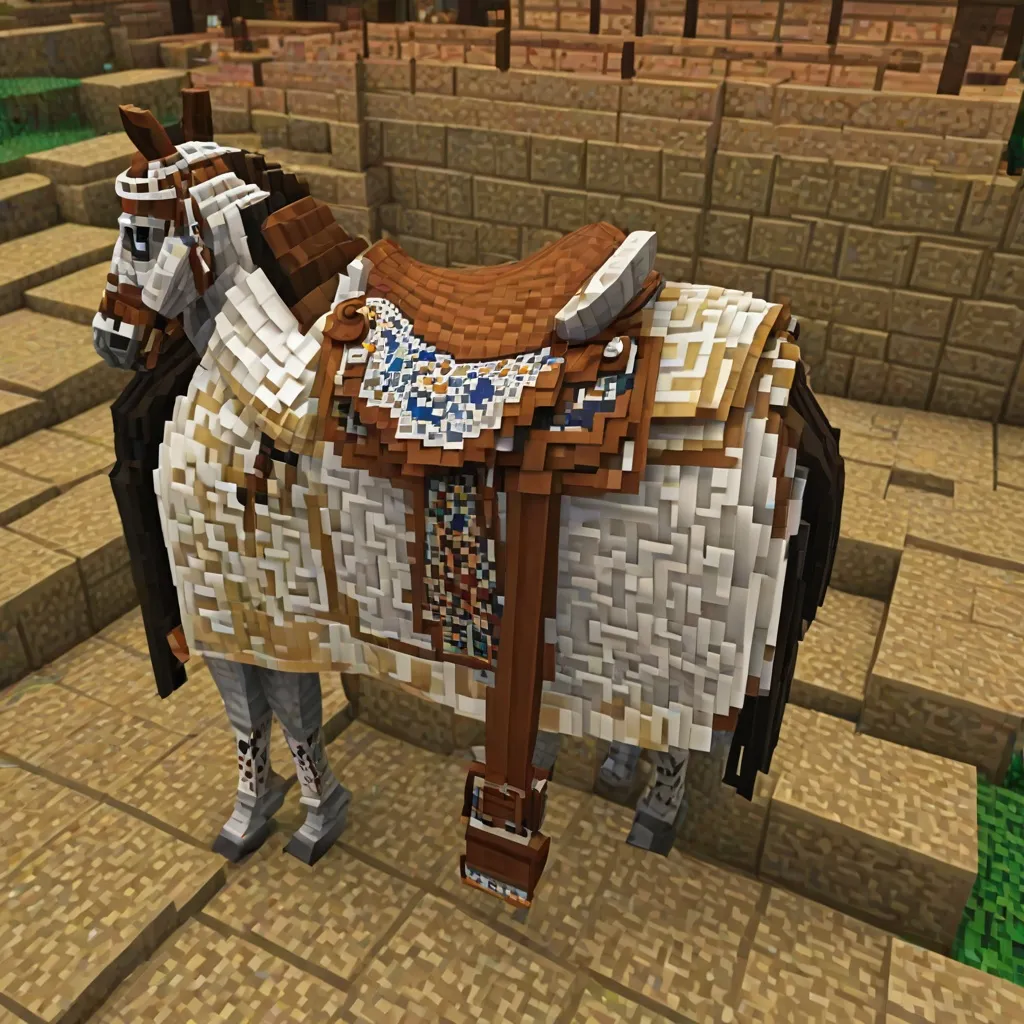 Jak zrobić siodło w Minecraft - krok po kroku