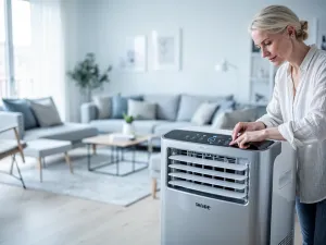 Mężczyzna formuje rękami równe redliny w żyznej ziemi w słonecznym ogrodzie warzywnym.